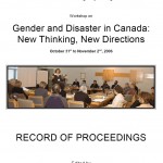Gender and Disaster in Canada Omar Ha-Redeye