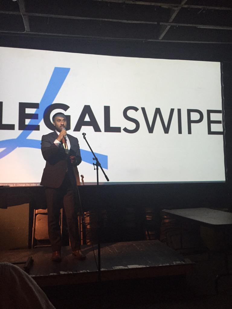 Omar Ha-Redeye at LegalSwipe Launch in Toronto