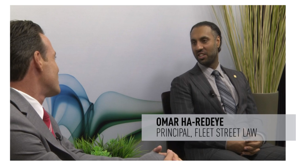 Quinn Ross and Omar Ha-Redeye in The Enterprising Lawyer promo video